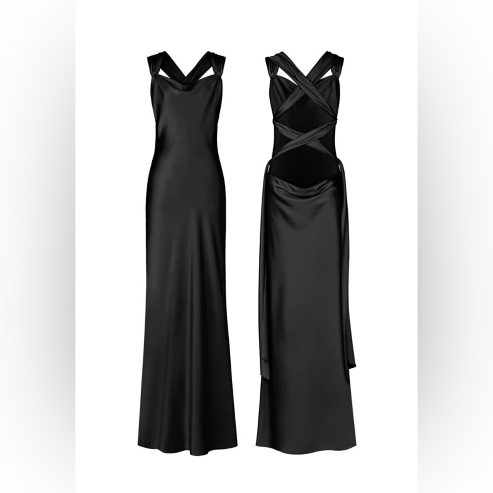 Stolen Stores Angel Maxi Dress in Black